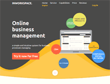 Tablet Screenshot of inworkspace.com